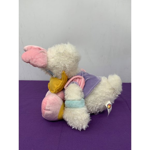 Walt Disney Disneyland Resort Daisy Duck Purple Shirt Pink Shoes Bow 16 Inch Plu - Picture 4 of 10